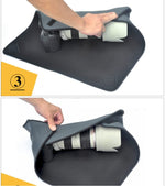Coperta magica antiurto con borsa in neoprene per obiettivi fotografici Canon / Nikon / Sony, dimensioni: 25 x 25 cm, 25 x 25cm
