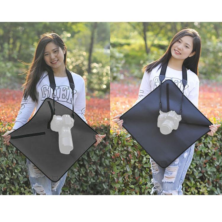 Coperta magica antiurto con borsa in neoprene per obiettivi fotografici Canon / Nikon / Sony, dimensioni: 55 x 55 cm, 55 x 55cm
