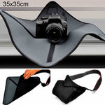 Coperta magica antiurto con borsa in neoprene per obiettivi fotografici Canon / Nikon / Sony, dimensioni: 35 x 35 cm, 35 x 35cm