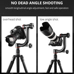YELANGU A201 Testa per treppiede con giunto cardanico orizzontale a 360 gradi per fotocamere DV e SLR, A201