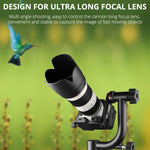 YELANGU A201 Testa per treppiede con giunto cardanico orizzontale a 360 gradi per fotocamere DV e SLR, A201
