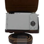 Custodia in pelle PU per fotocamera integrale per Sony ZV-E10, For Sony ZV-E10