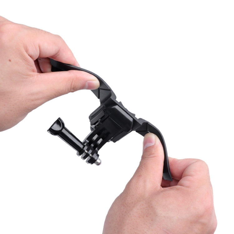 Supporto per casco con fibbia J-Hook per GoPro Hero11 Black / HERO10 Black /9 Black /8 Black /7 /6 /5 /5 Session /4 Session /4 /3+ /3 /2 /1, DJI Osmo Action e altre azioniMacchine fotografiche, Helmet Mount