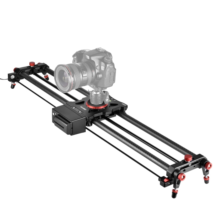 YELANGU L60TC Binario di scorrimento elettrico da 60 cm con telecomando da 2,4 GHz per fotocamere reflex/videocamere, L60TC 60cm