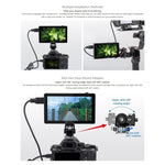 FEELWORLD LUT5 Monitor da campo per fotocamera DSLR con touch screen ultra luminoso da 5,5 pollici 3000nit, LUT5