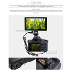 FEELWORLD LUT5 Monitor da campo per fotocamera DSLR con touch screen ultra luminoso da 5,5 pollici 3000nit, LUT5