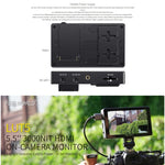 FEELWORLD LUT5 Monitor da campo per fotocamera DSLR con touch screen ultra luminoso da 5,5 pollici 3000nit, LUT5