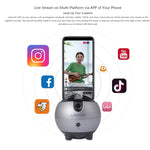 LAIZESKE LA8 Smart Robot Cameraman Supporto per telefono con localizzazione automatica a 360 gradi, LA8