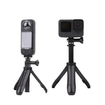 Supporto per treppiede pieghevole multifunzionale Selfie Monopod Stick per GoPro Hero11 Black / HERO10 Black / HERO9 Black /HERO8 / HERO7 /6 /5 /5 Session /4 Session /4 /3+ /3 /2 /1, Insta360 ONE R, DJIOsmo Action e altre action cam, lunghezza: 12-23 c...
