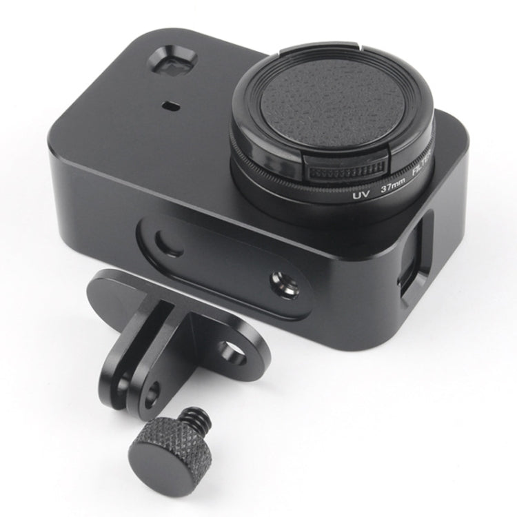 Custodia Gabbia protettiva in lega di alluminio con obiettivo filtro da 37 mm, copriobiettivo e vite per fotocamera piccola Xiaomi Mijia