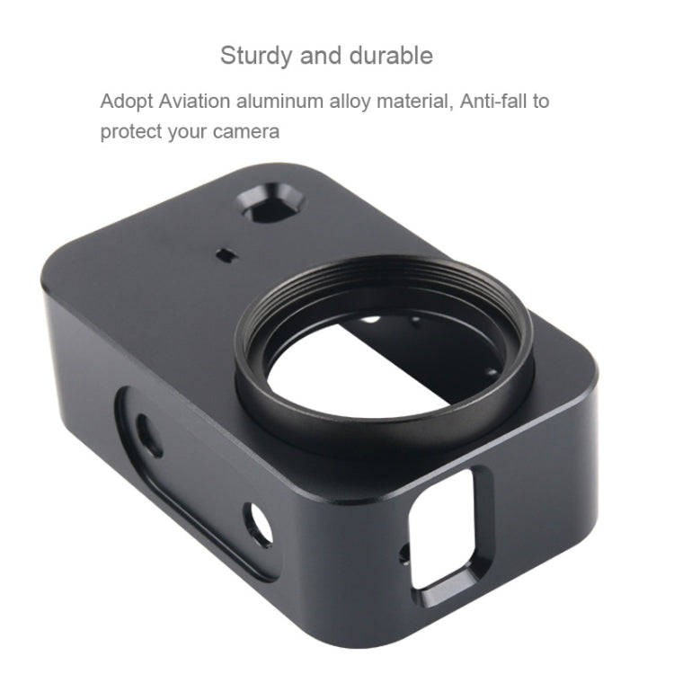 Custodia Gabbia protettiva in lega di alluminio con obiettivo filtro da 37 mm, copriobiettivo e vite per fotocamera piccola Xiaomi Mijia