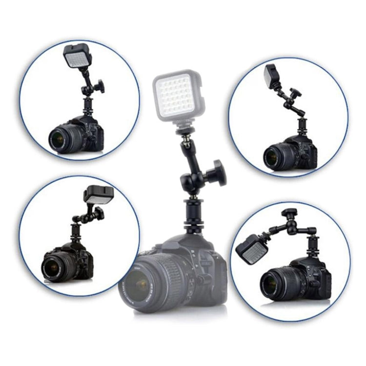 Braccio magico articolato con attrito regolabile da 7 pollici + clip con artigli grandi, 7 inch Magic Arm + Claws Clips