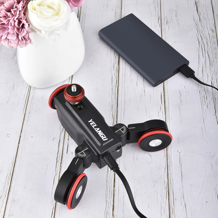 Carrello elettrico YELANGU L5 con carrello a 3 ruote, carico: 3 kg, L5 Dolly Car