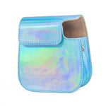 Borsa per fotocamera full body con custodia in pelle Aurora Color con tracolla per FUJIFILM Instax mini 11, Blue