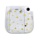 Borsa per fotocamera con custodia rigida in PVC Stars Crystal con tracolla per FUJIFILM Instax Mini 11, Transparent