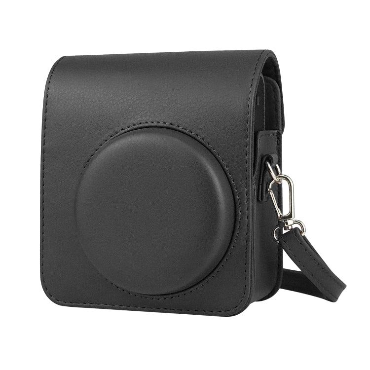 Custodia in pelle PU retrò per fotocamera full body con cinturino per FUJIFILM instax mini 40, For FUJIFILM instax mini 40