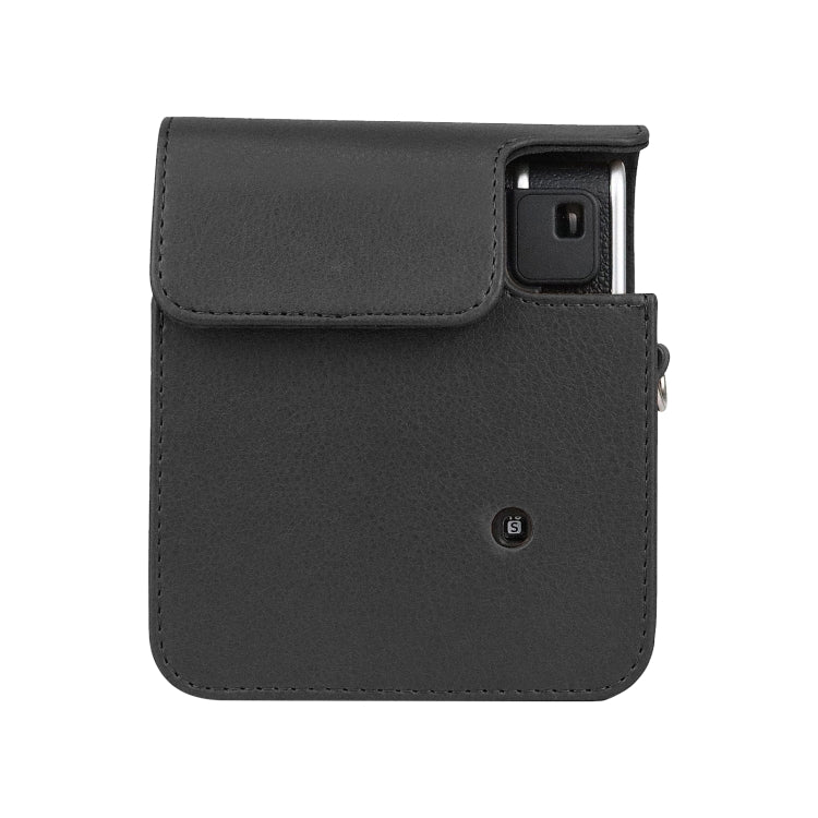 Custodia in pelle PU retrò per fotocamera full body con cinturino per FUJIFILM instax mini 40, For FUJIFILM instax mini 40