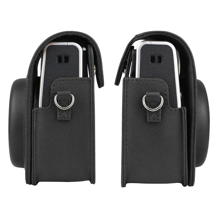 Custodia in pelle PU retrò per fotocamera full body con cinturino per FUJIFILM instax mini 40, For FUJIFILM instax mini 40