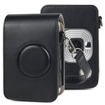 Custodia in pelle PU retrò per fotocamera full body con cinturino per FUJIFILM instax mini Liplay, For FUJIFILM instax mini Liplay