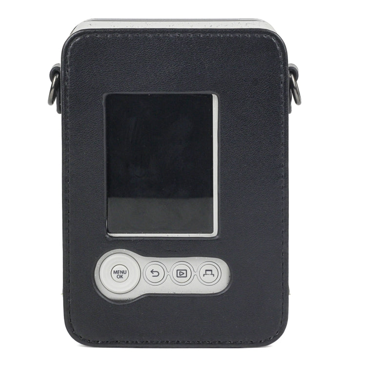 Custodia in pelle PU retrò per fotocamera full body con cinturino per FUJIFILM instax mini Liplay, For FUJIFILM instax mini Liplay