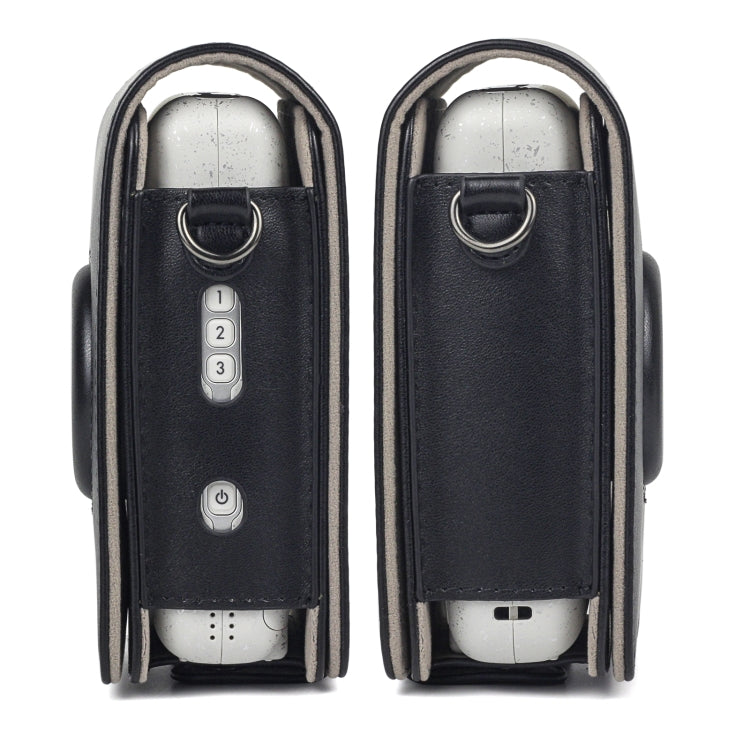 Custodia in pelle PU retrò per fotocamera full body con cinturino per FUJIFILM instax mini Liplay, For FUJIFILM instax mini Liplay