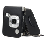 Custodia in pelle PU retrò per fotocamera full body con cinturino per FUJIFILM instax mini Liplay, For FUJIFILM instax mini Liplay