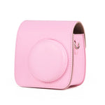 Borsa per fotocamera con custodia in pelle PU retrò per tutto il corpo con cinturino per FUJIFILM instax mini 7+, For FUJIFILM Instax Mini 7+