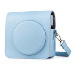 Borsa per fotocamera con custodia in pelle PU per tutto il corpo con cinturino per FUJIFILM instax Square SQ1