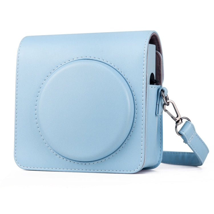 Borsa per fotocamera con custodia in pelle PU per tutto il corpo con cinturino per FUJIFILM instax Square SQ1