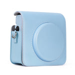 Borsa per fotocamera con custodia in pelle PU per tutto il corpo con cinturino per FUJIFILM instax Square SQ1