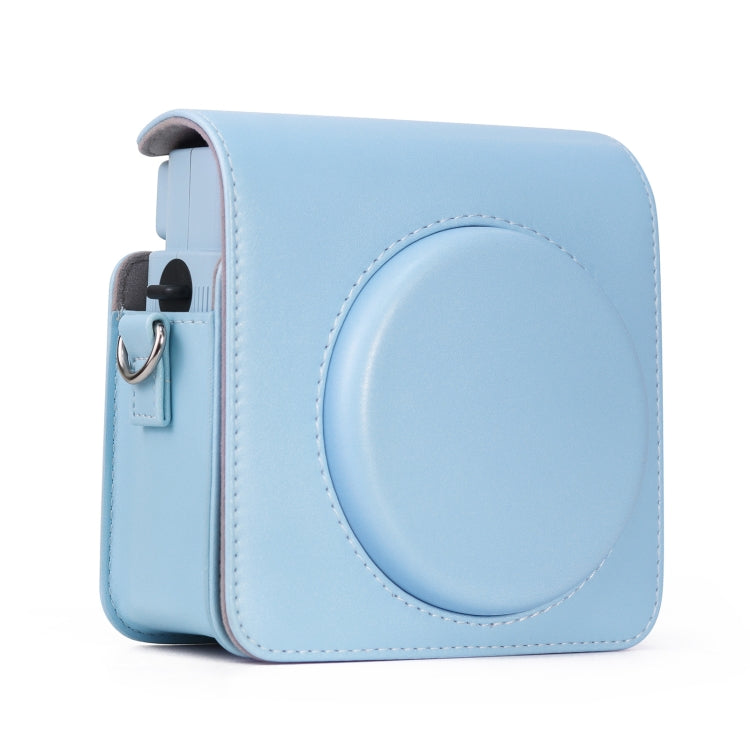 Borsa per fotocamera con custodia in pelle PU per tutto il corpo con cinturino per FUJIFILM instax Square SQ1