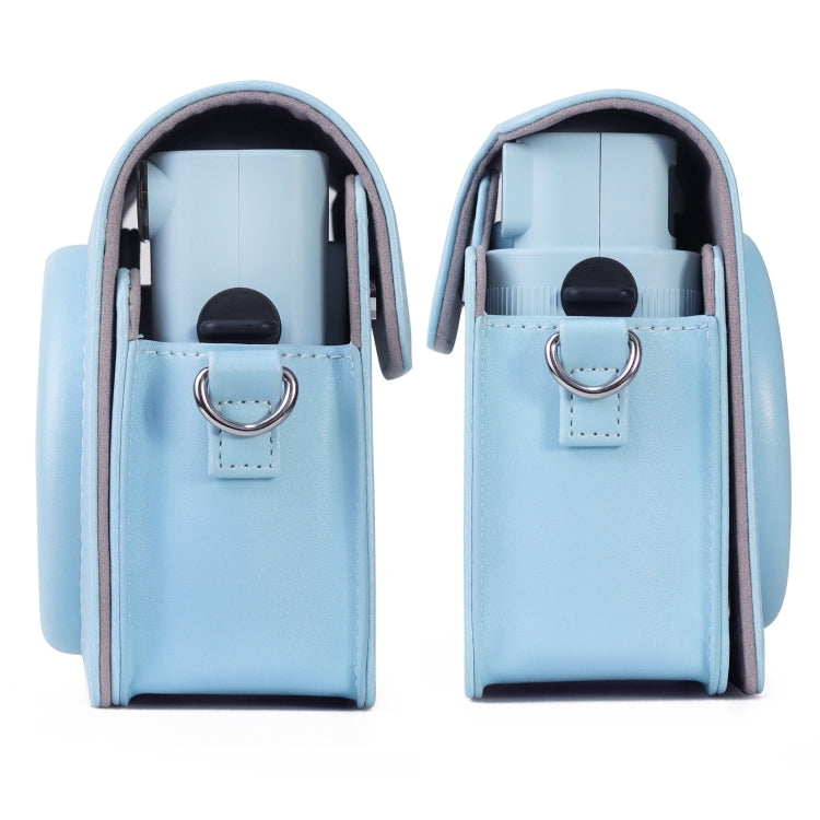Borsa per fotocamera con custodia in pelle PU per tutto il corpo con cinturino per FUJIFILM instax Square SQ1