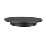 Giradischi per espositori rotanti elettrici da 42 cm, supporto per riprese video, carico: 100 kg, alimentazione plug-in, presa europea, 42cm, EU Plug