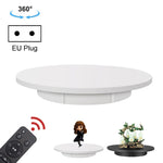 Giradischi per espositori rotanti elettrici da 42 cm, supporto per riprese video, carico: 100 kg, alimentazione plug-in, presa europea, 42cm, EU Plug
