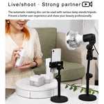 Giradischi per espositori rotanti elettrici da 42 cm, supporto per riprese video, carico: 100 kg, alimentazione plug-in, presa europea, 42cm, EU Plug