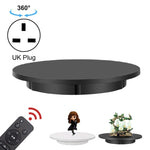 Giradischi per espositori rotanti elettrici da 42 cm, supporto per riprese video, carico: 100 kg, alimentazione plug-in, presa UK, 42cm, UK Plug