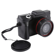 Fotocamera digitale con schermo ribaltabile con interpolazione da 1,3 megapixel e obiettivo intercambiabile, LCD da 2,4 pollici, registrazione Full HD 720P, lente a infrarossi, EIS, Black, White