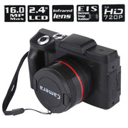 Fotocamera digitale con schermo ribaltabile con interpolazione da 1,3 megapixel e obiettivo intercambiabile, LCD da 2,4 pollici, registrazione Full HD 720P, lente a infrarossi, EIS, Black, White