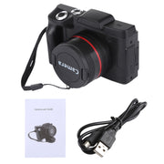 Fotocamera digitale con schermo ribaltabile con interpolazione da 1,3 megapixel e obiettivo intercambiabile, LCD da 2,4 pollici, registrazione Full HD 720P, lente a infrarossi, EIS, Black, White