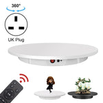 Piattaforma girevole elettrica per espositori rotanti da 60 cm, carico: 100 kg, alimentazione plug-in, presa UK, 60cm, UK Plug