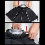 TRIOPO K2-55 Diffusore con montaggio Bowens per softbox parabolico ottagonale Speedlite Flash da 55 cm, K2-55