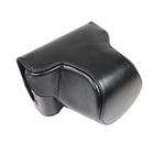 Borsa per fotocamera full body in pelle PU con cinturino per FUJIFILM X-A7 / X-A20 (obiettivo 15-55 mm), For FUJI X-A7