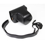 Borsa per fotocamera full body in pelle PU con cinturino per FUJIFILM X-A7 / X-A20 (obiettivo 15-55 mm), For FUJI X-A7