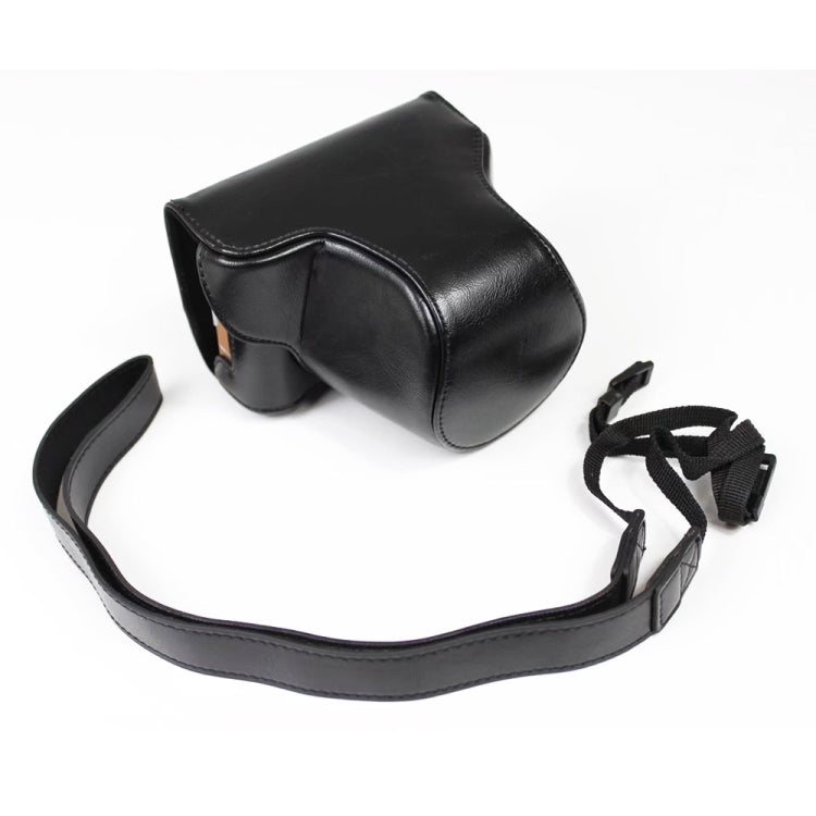 Borsa per fotocamera full body in pelle PU con cinturino per FUJIFILM X-A7 / X-A20 (obiettivo 15-55 mm), For FUJI X-A7