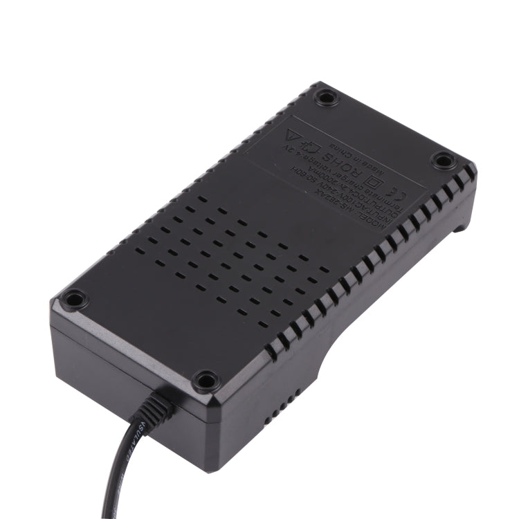 Caricabatterie a 2 slot per batterie al litio 18650-26650