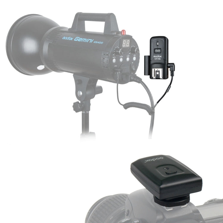 Set trasmettitore + ricevitore Flash Trigger Godox CT-16