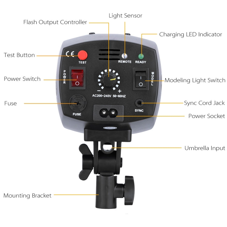 Godox K-180A Mini Master 180Ws Flash da studio per foto Flash Speedlight, K-180A