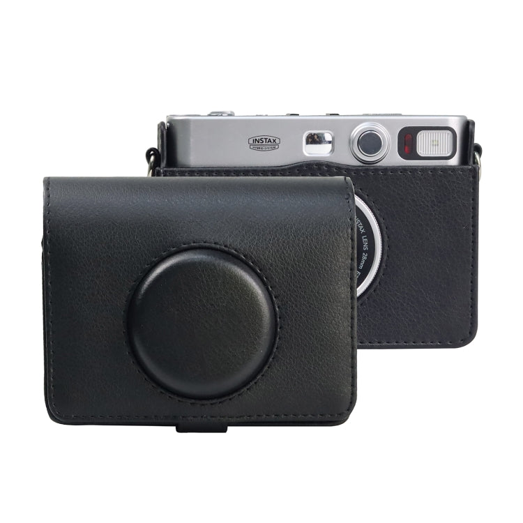 Custodia in pelle PU per fotocamera retro full body con cinturino per FUJIFILM instax mini Evo, For FUJIFILM instax mini Evo Retro