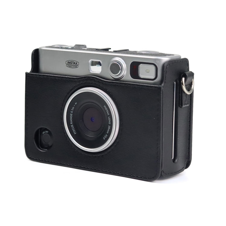 Custodia in pelle PU per fotocamera retro full body con cinturino per FUJIFILM instax mini Evo, For FUJIFILM instax mini Evo Retro