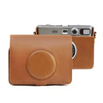Custodia in pelle PU per fotocamera retro full body con cinturino per FUJIFILM instax mini Evo, For FUJIFILM instax mini Evo Retro